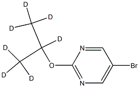 5-Bromo-2-(iso-propoxy-d7)-pyrimidine 구조식 이미지