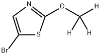 5-Bromo-2-(methoxy-d3)-thiazole Structure