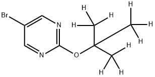 5-Bromo-2-(tert-butoxy-d9)-pyrimidine Structure