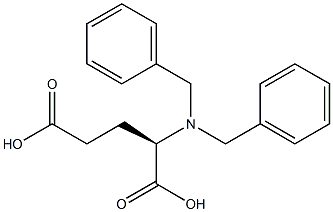 (R)-2-(dibenzylamino)pentanedioic acid 구조식 이미지