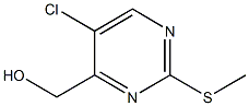 5-Chloro-4-(hydroxymethyl)-2-(methylthio)pyrimidine 구조식 이미지