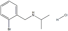 [(2-bromophenyl)methyl](propan-2-yl)amine hydrochloride 구조식 이미지