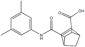 3-[(3,5-dimethylphenyl)carbamoyl]bicyclo[2.2.1]hept-5-ene-2-carboxylic acid Structure