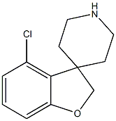 4-Chloro-2H-spiro[1-benzofuran-3,4-piperidine] Structure