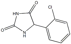 5-(2-CHLOROPHENYL)IMIDAZOLIDINE-2,4-DIONE 구조식 이미지