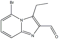 5-BROMO-3-ETHYLIMIDAZO[1,2-A]PYRIDINE-2-CARBALDEHYDE Structure