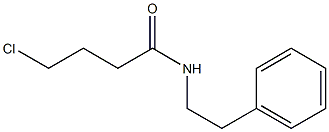 4-Chloro-N-(2-phenylethyl)butyramide, 97% 구조식 이미지