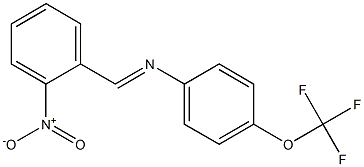 N-(2-nitrobenzylidene)-4-(trifluoromethoxy)aniline 구조식 이미지