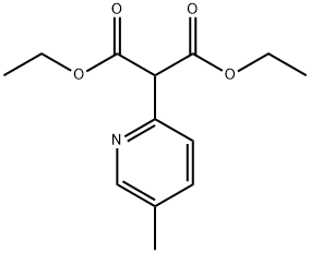 DIETHYL 2-(5-METHYLPYRIDIN-2-YL)MALONATE 구조식 이미지