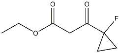 ETHYL 3-(1-FLUOROCYCLOPROPYL)-3-OXOPROPANOATE Structure