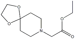 ethyl 2-(1,4-dioxa-8-azaspiro[4.5]decan-8-yl)acetate 구조식 이미지