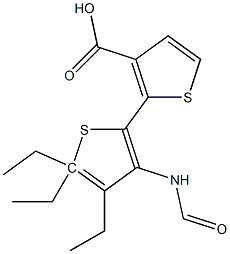 ethyl 5-ethyl-2-(5-ethylthiophene-3-carboxamido)thiophene-3-carboxylate 구조식 이미지