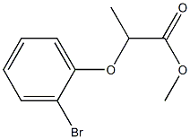 methyl 2-(2-bromophenoxy)propanoate 구조식 이미지