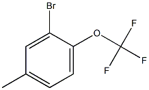 3-Bromo-4-trifluoromethoxytoluene 구조식 이미지