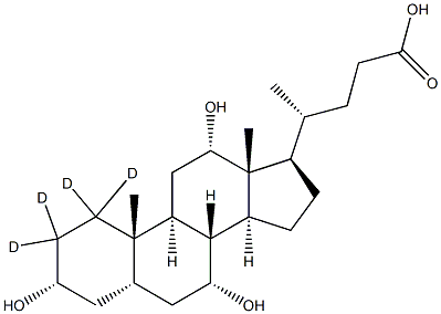 Cholic Acid-D4 Structure
