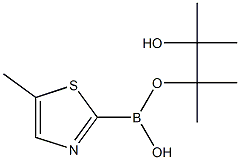 5-methylthiazol-2-ylboronic acid pinacol ester Structure