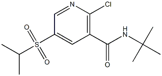 N-(tert-butyl)-2-chloro-5-(isopropylsulfonyl)nicotinamide Structure