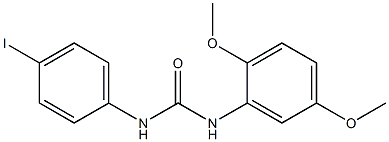1-(2,5-DIMETHOXYPHENYL)-3-(4-IODOPHENYL)UREA Structure