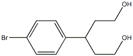 3-(4-bromophenyl)pentane-1,5-diol Structure