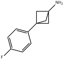 3-(4-Fluorophenyl)bicyclo[1.1.1]pentan-1-amine 구조식 이미지