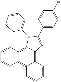 2-(4-bromophenyl)-1-phenyl-1H-phenanthro[9,10-d]imidazole Structure