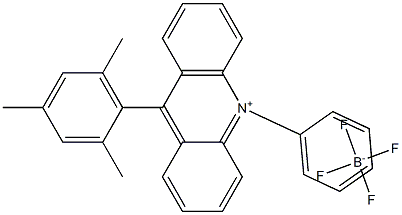 9-Mesityl-10-phenylacridinium tetrafluoroborate 구조식 이미지