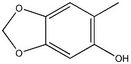 6-methyl-1,3-benzodioxol-5-ol Structure