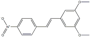 (E)-1,3-dimethoxy-5-(4-nitrostyryl)benzene 구조식 이미지