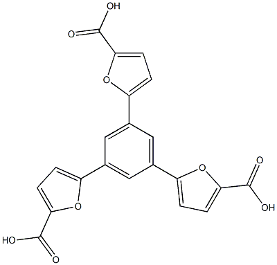 5,5',5''-(benzene-1,3,5-triyl)trifuran-2-carboxylic acid 구조식 이미지