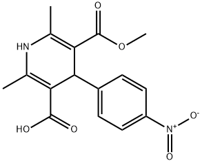 bis(1-benzylpiperidin-3-yl) 2,6-dimethyl-4-(3-nitrophenyl)-1,4-dihydropyridine-3,5-dicarboxylate Structure