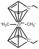 Dimethylbis(ethylcyclopentadienyl)zirconium, 98% Structure