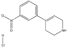 4-(3-nitrophenyl)-1,2,3,6-tetrahydropyridine hydrochloride Structure