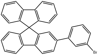 2-(3-chlorophenyl)-9,9'-spirobi[fluorene] 구조식 이미지