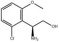 (2S)-2-AMINO-2-(2-CHLORO-6-METHOXYPHENYL)ETHAN-1-OL 구조식 이미지