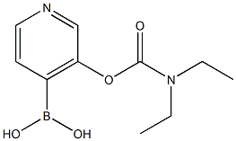 3-((Diethylcarbamoyl)oxy)pyridine-4-boronic acid Structure