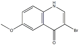 3-Bromo-6-methoxy-1H-quinolin-4-one 구조식 이미지