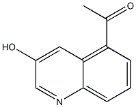 1-(3-hydroxyquinolin-5-yl)ethanone Structure