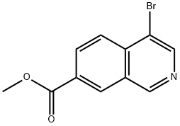 methyl 4-bromoisoquinoline-7-carboxylate 구조식 이미지