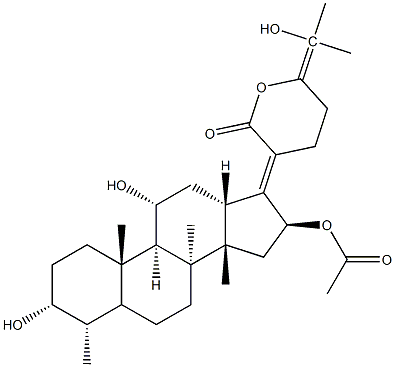 (24R)-24,25-Dihydro-24,25-dihydroxyfusidic acid-21,24-lactone Structure