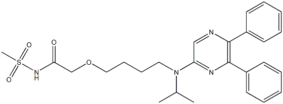  2-{4-[(5,6-Diphenyl-2-Pyrazinyl)(Isopropyl)Amino]Butoxy}-N-(Methylsulfonyl)Acetamide