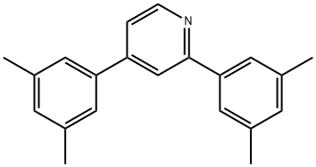 2,4-bis(3,5-dimethylphenyl)pyridine Structure