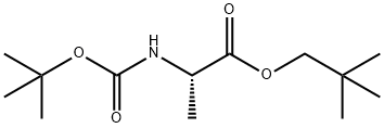 neopentyl (tert-butoxycarbonyl)-L-alaninate Structure