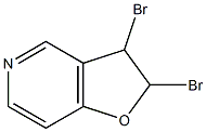 2,3-Dibromo-2,3-dihydro-furo[3,2-c]pyridine 구조식 이미지