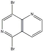 5,8-Dibromo-[1,6]naphthyridine Structure