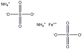 Ammonium ferrous sulfate standard titration solution 구조식 이미지