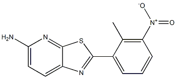 2-(2-methyl-3-nitrophenyl)thiazolo[5,4-b]pyridin-5-amine 구조식 이미지