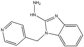 2-hydrazinyl-1-(pyridin-4-ylmethyl)-1H-benzo[d]imidazole Structure