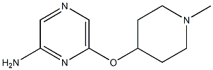 6-(1-methylpiperidin-4-yloxy)pyrazin-2-amine 구조식 이미지