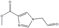 methyl 1-(2-oxoethyl)-1H-imidazole-4-carboxylate 구조식 이미지