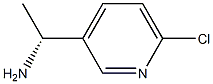 (R)-1-(6-chloropyridin-3-yl)ethanamine 구조식 이미지